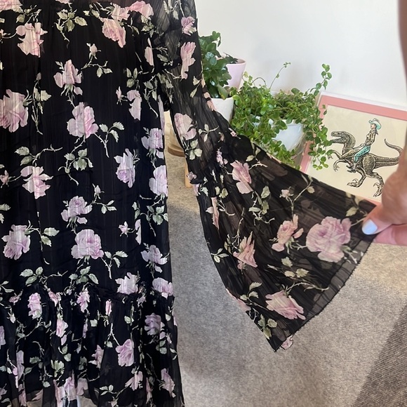 Ulla Johnson Silk Dahlia Rose Floral Print Dress Sz 0 but roomy. Pls see photos. - Picture 3 of 11